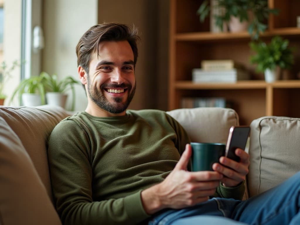 Relaxed reader with the TOMEO app